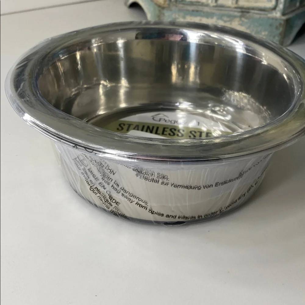 Peggy 11 Stainless Steel Dog Bowls (2)